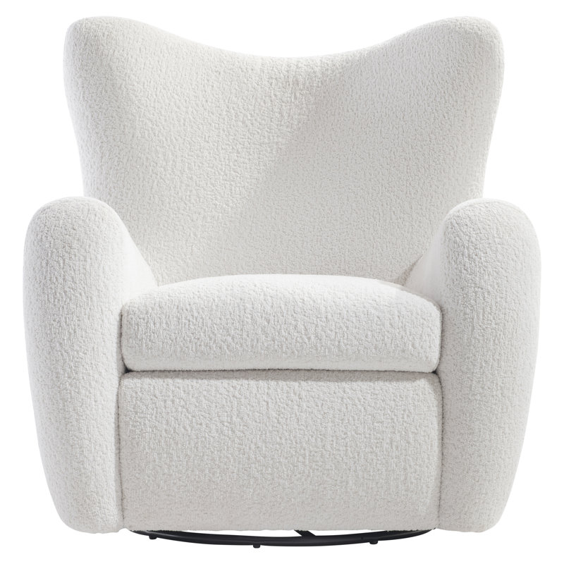 Silvi Swivel Balloon Chair, White
