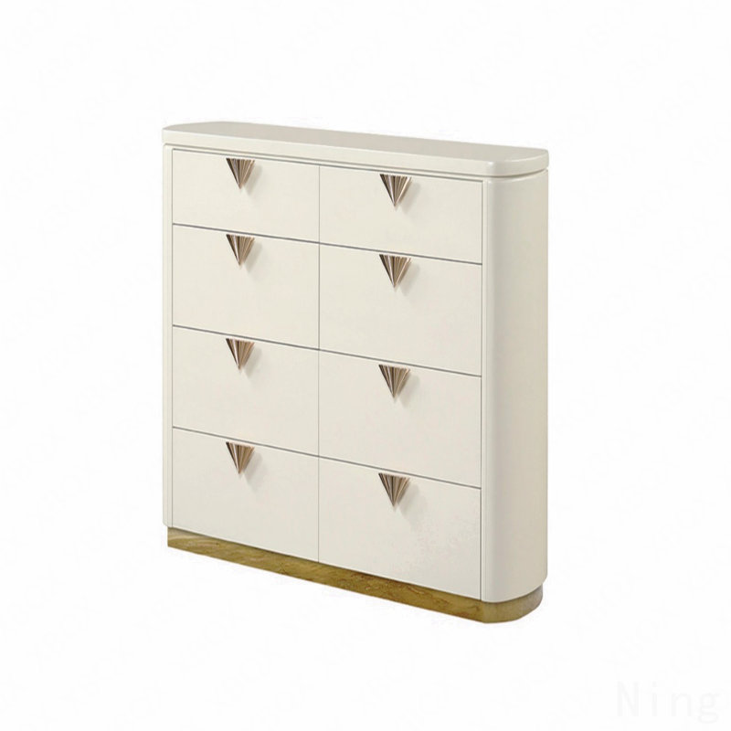 Commode 8 tiroirs de style moderne en bois