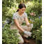 Piquet de jardin en fonte - Coquelicot