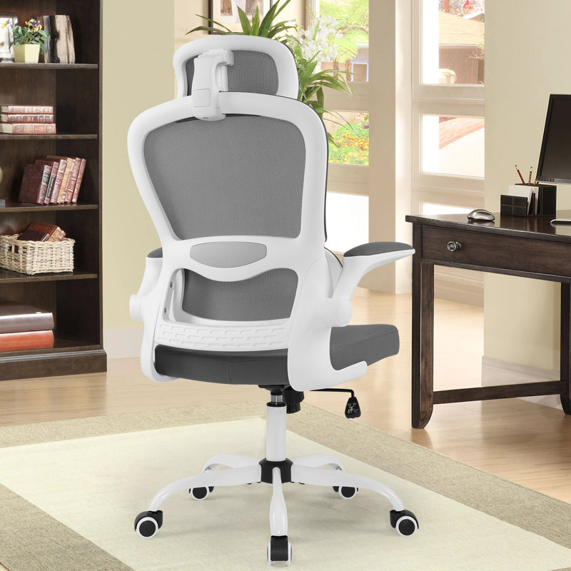 Chaise de bureau Manjesh, Gris