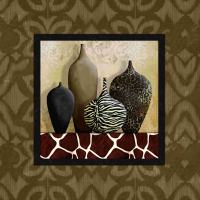 More Safari Pots - Impression sur toile tendue