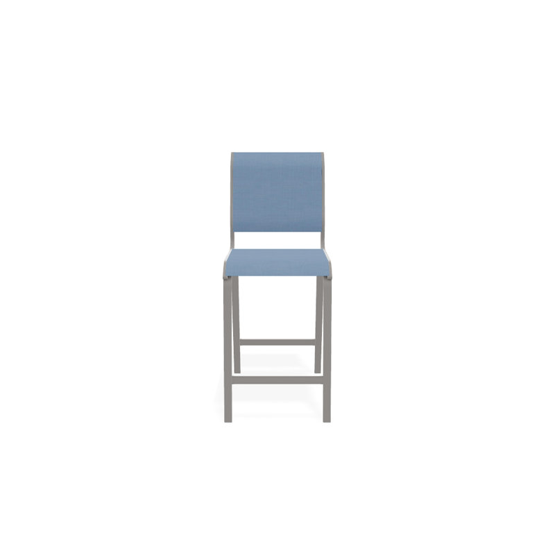 Tabouret de bar 26 po Holna, Gris chaleureux texturé, Ciel 42D