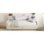 Lit plateforme tapissier avec rangement et tiroirs
