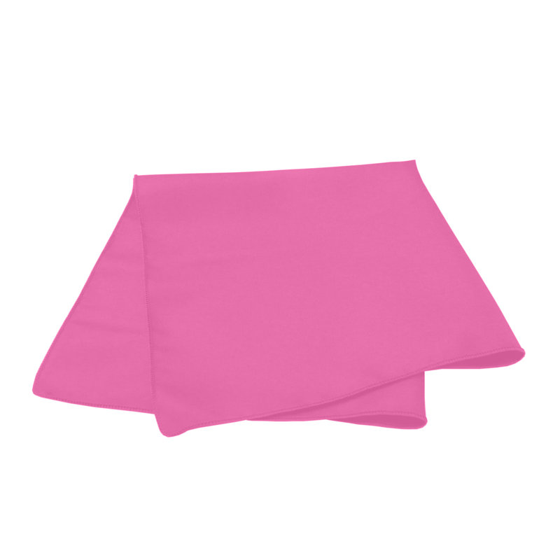 Michela Polyester Square Napkin, Neon Pink