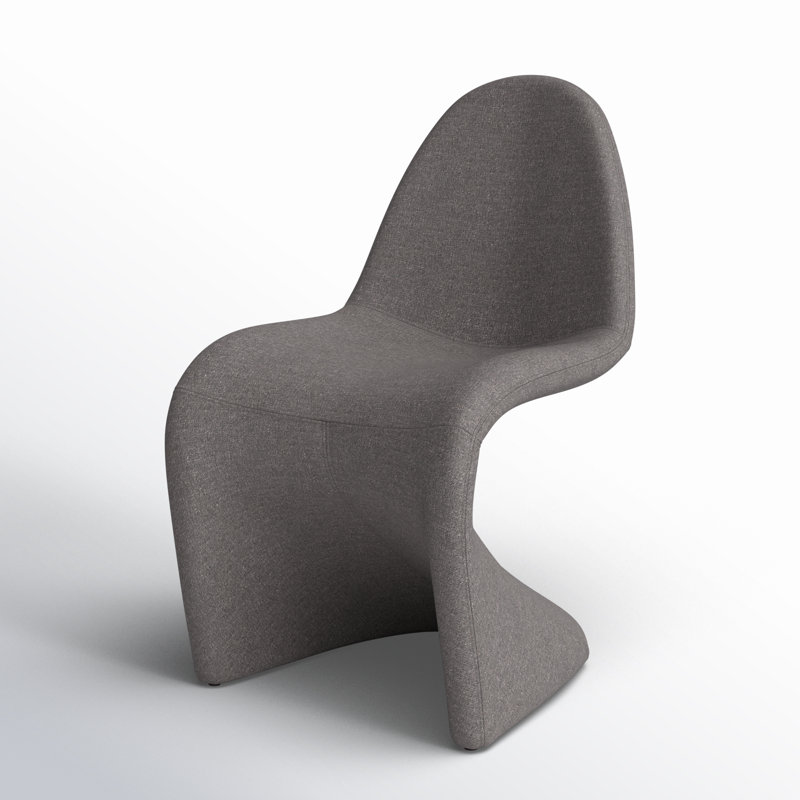 Antwerp Seal Upholstered Linen Solid Wood Side Chair