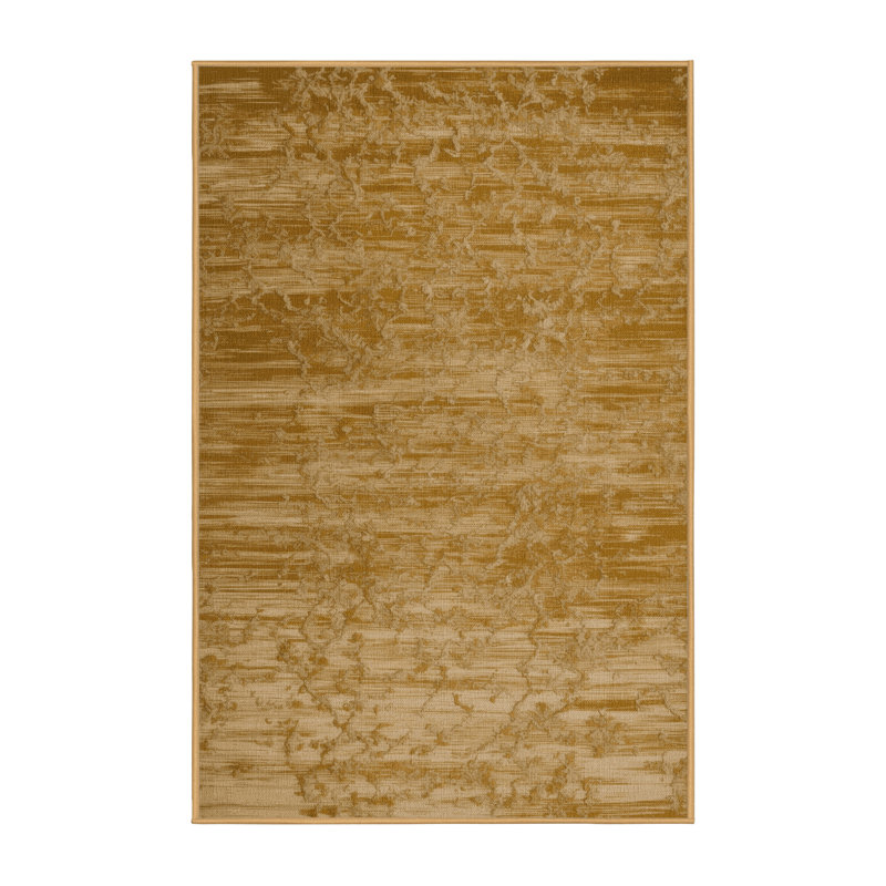 Tapis abstrait lavable à la machine, Rectangulaire 8 pi x 10 pi