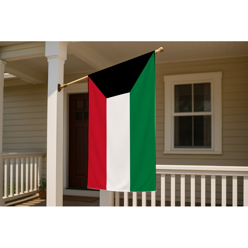 Drapeau du Koweit - Drapeau extérieur, H 24 po x l 36 po