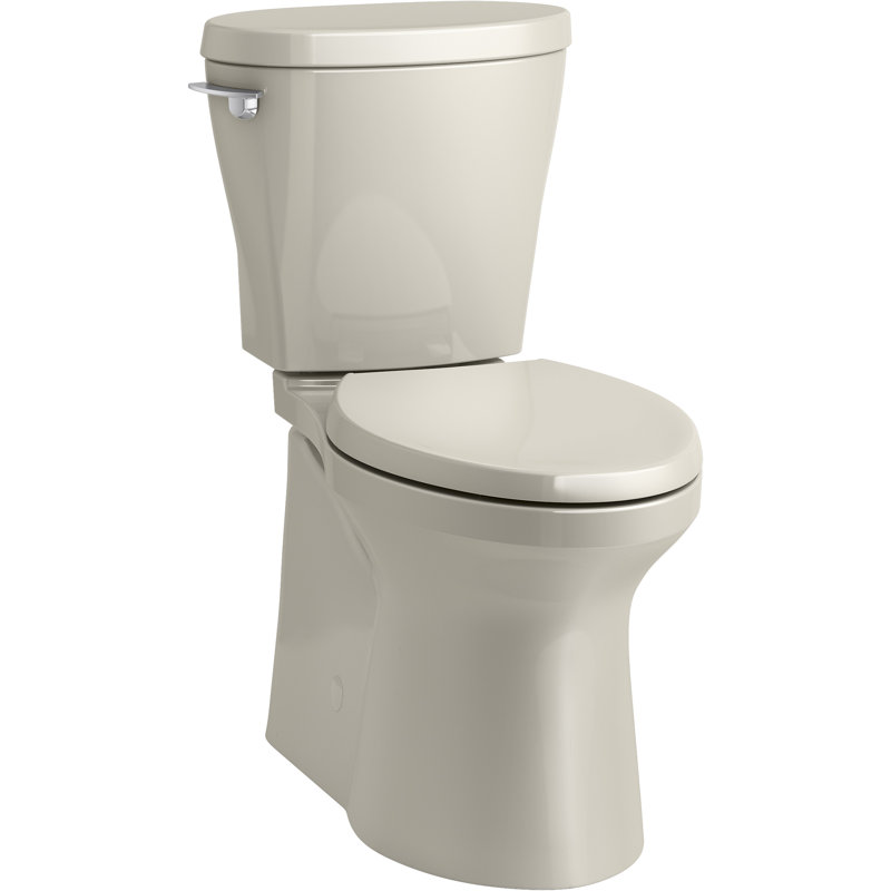 Betello 1.28 GPF Water Efficient Elongated Two-Piece toilet (Seat Not Included), Sandbar