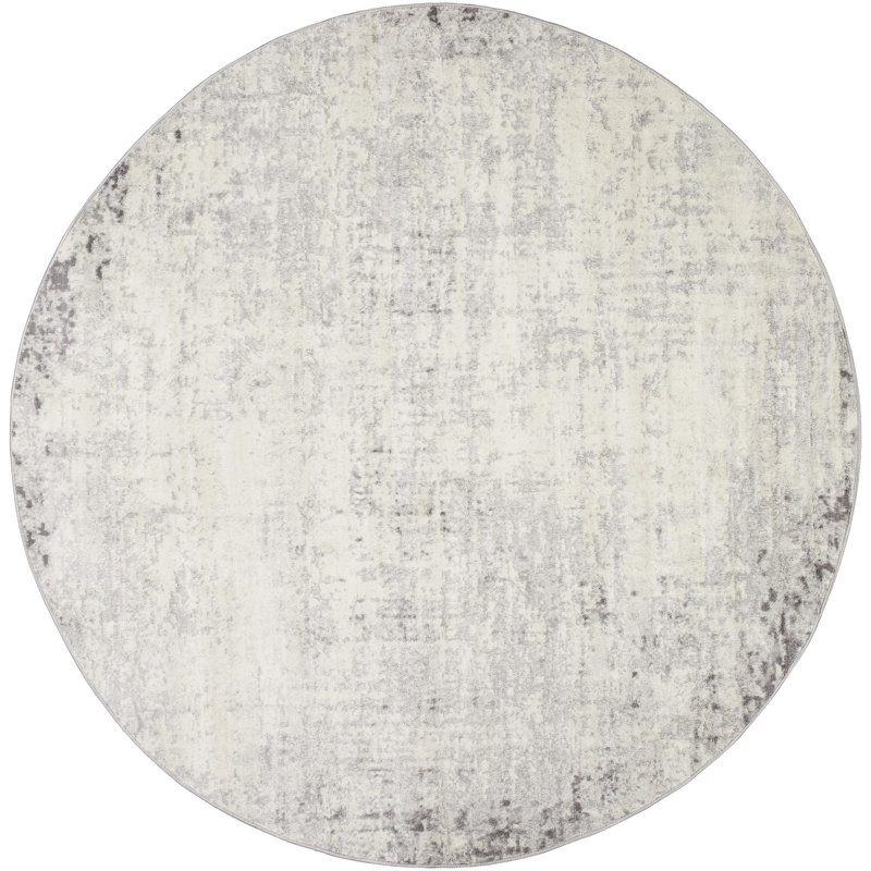 Haili Abstract Indoor Rug, Round 7'10"