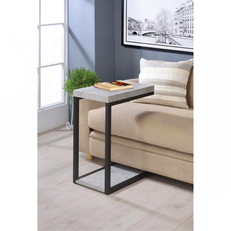 Black Snack Table_Table basse, Gris ciment