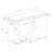 Durante U-Shaped Base Rectangular Console Table