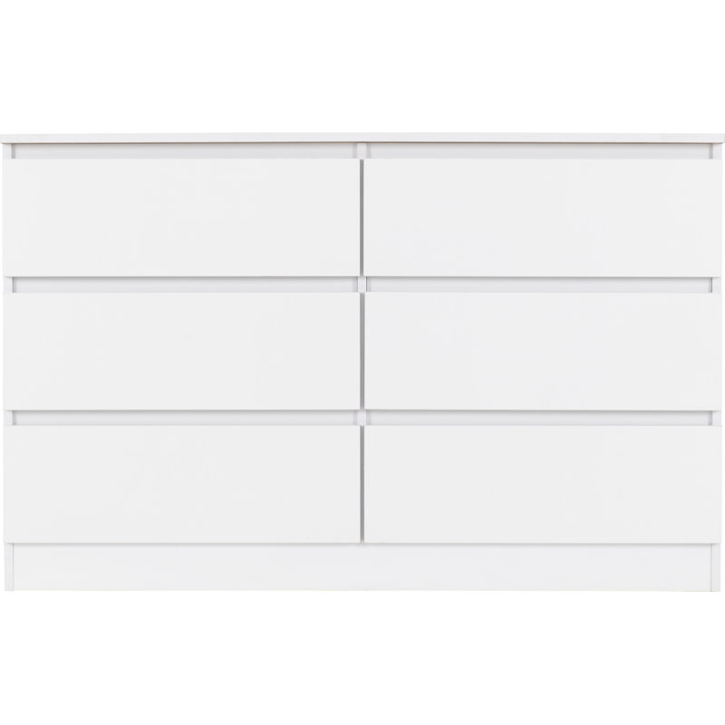 Braunstein 6 Drawer Chest Of Drawers, White