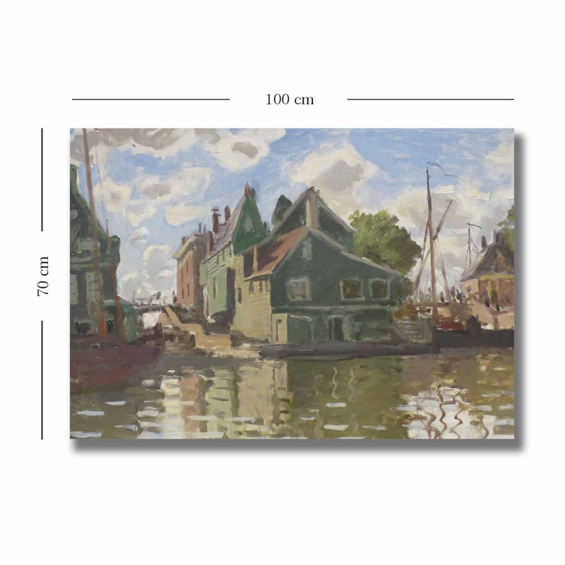 Claude Monet - peinture sur toile tendue