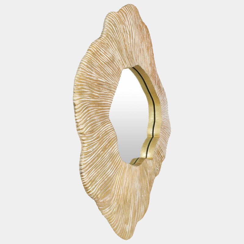 Rapture Oval Aluminum Mirror