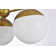 Yearby 3 - Light Dimmable Globe Chandelier