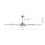 Ventilateur de plafond industriel de 64 po avec lumière et télécommande, 8 grandes pales en aluminium, 3 CCT, moteur CC réversible à 6 vitesses, nickel-1464144294-1469268471