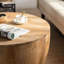 Table basse rétro 2 - conception de seau. Bois de sapin Compartiment de rangement. Capacité de charge de 220 lb. Pas d'assemblage. Nettoyage simple à l'huile antique. Abat-jour naturel en forme rétro 2 pièces. Fabrication.