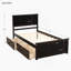 Lit plateforme avec rangement-1648573834