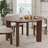 Round Wood Dining Table Kitchen Table Dining Chair Sets With 4 Legs-1520233546-1520233542-1520233560