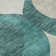Premium Machine Washable Lisse Teal Rug