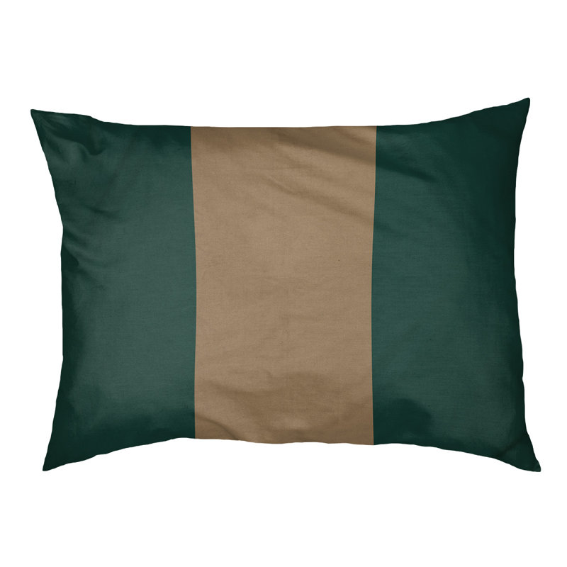 Coussin Atlanta, Très grand (l 50 po x P 40 po x H 7 po), Green/Gold/Green