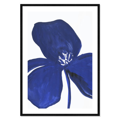 Clarisse "Indigo Petal II" Painting