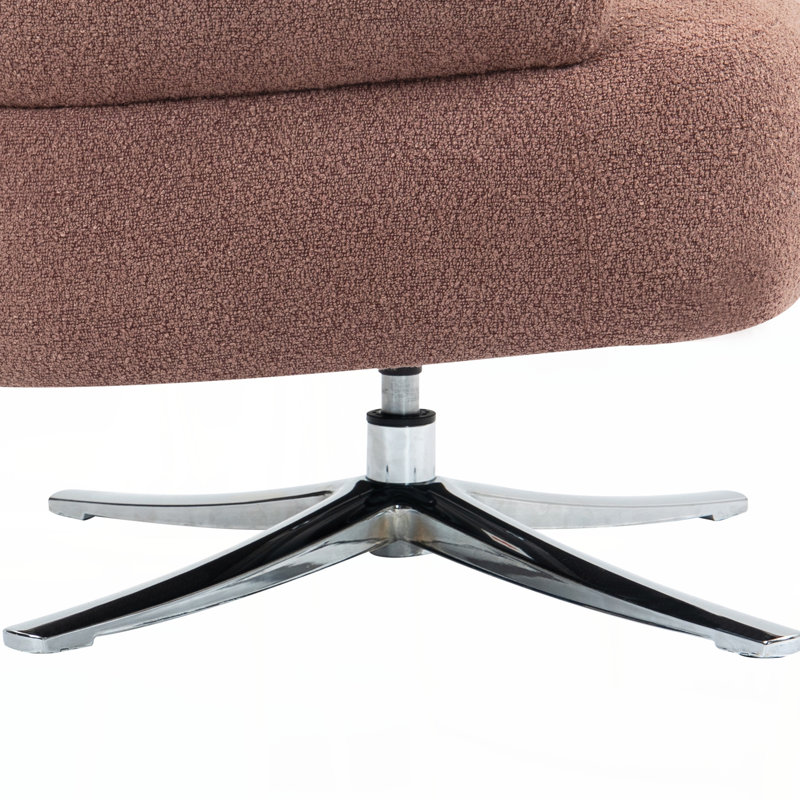 Canapé pivotant de style Cuddle, convenant aux balcons, aux bureaux et aux salons, rouge