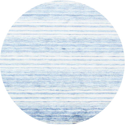 Tapis abstrait bleu / blanc cassé Pancoast
