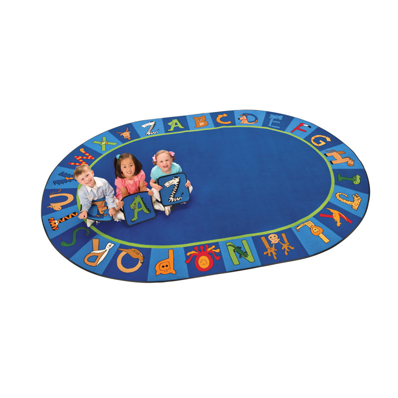 Tapis ovale de classe A to Z Animal, Ovale 8 pi 3 po x 11 pi 8 po