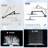 10” High Pressure Rainfall Shower Head With Handheld Spray, 16" Adjustable Extension Arm, 2 Pack Shower Filters-119611950