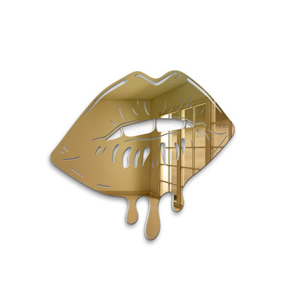 Melting Dripping Lips Acrylic Wall Décor
