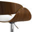 Tabouret de bar pivotant réglable - blanc-653645111