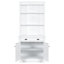 83.4"Tall Bookshelf with 3 pieces LED Lighting