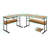 Doireann L-Shaped Metal Base Drafting Table-80712226