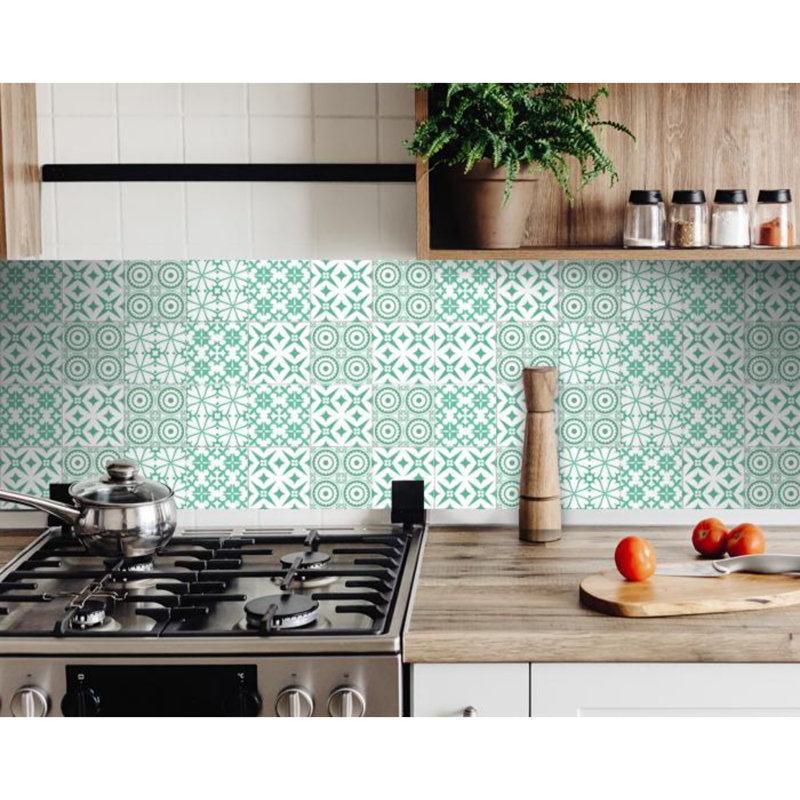 Adhésif décoratif à carreaux décoratifs, 7 po x 7 po
