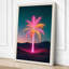 Neon Mirage Retro - Wrapped Canvas-2092873645-2092873655