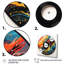 Vinyle disque vinyle vibrations - musique art mural salon-414052731-366568738