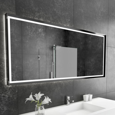 Opera Metal Flat Wall Mirror