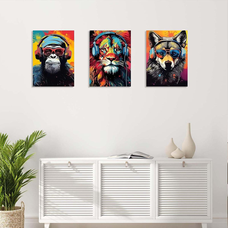 3 Piece Wrapped Canvas Print