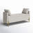 Aristides 56''W Upholstered Flip Top Bench with Subdivided Storage and Toss Pillows-995962104
