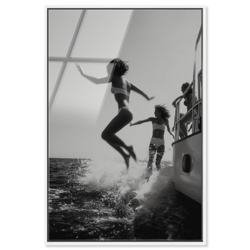 Liquid Gravity High-Gloss Frameless Acrylic Glass Wall Art Nautical & Beach Print by Oliver Gal, Ready to Hang, 10 x 15