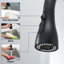 Robinet de cuisine rétractable extractible 3 modes avec 11 adaptateurs en noir mat-98449462