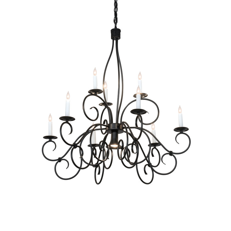 Lustre 10 lumières à deux niveaux Opress