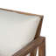 Ensemble de conversation d'extérieur en bois d'acacia pour 2 personnes Donnie avec chaises pivotantes et coussins hydrofuges