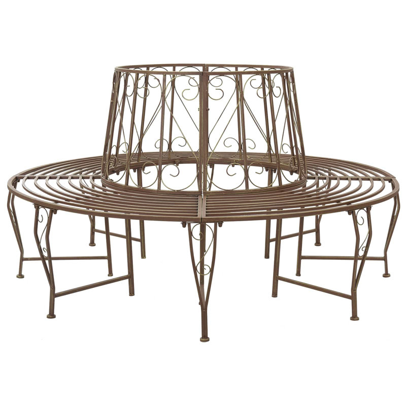 Outdoor Bench, Antique Brown
