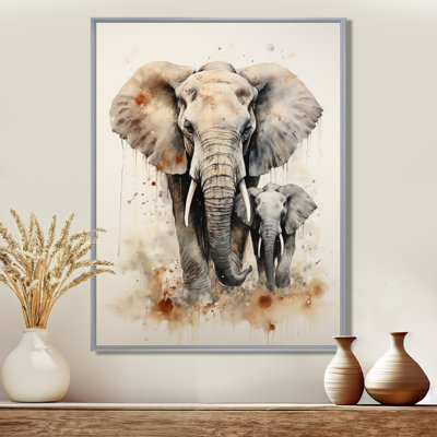 Kearstin Elephant Gentle Giants Elephants III - Éléphant, art mural