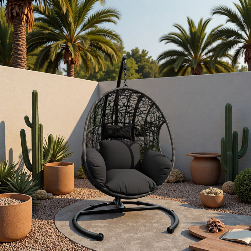 42 Extra Wide U-Base Hanging Egg Chair