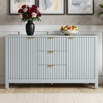 Sideboard with Drawers and Adjustable Shelves