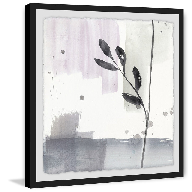 «Blush Flower Splash» - reproduction de cadre photo, H 12 po x l 12 po x P 1,5 po