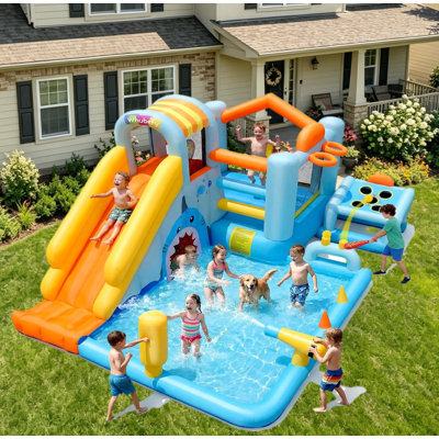 Inflatable Bounce House Water Slide